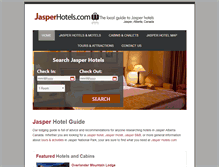 Tablet Screenshot of jasperhotels.com